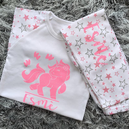 Personalised Unicorn Pyjamas