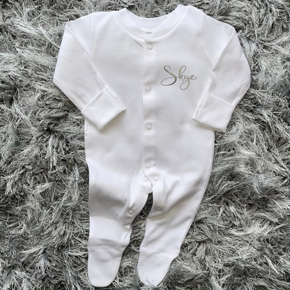 angel wings baby grow