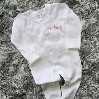 angel wings baby grow
