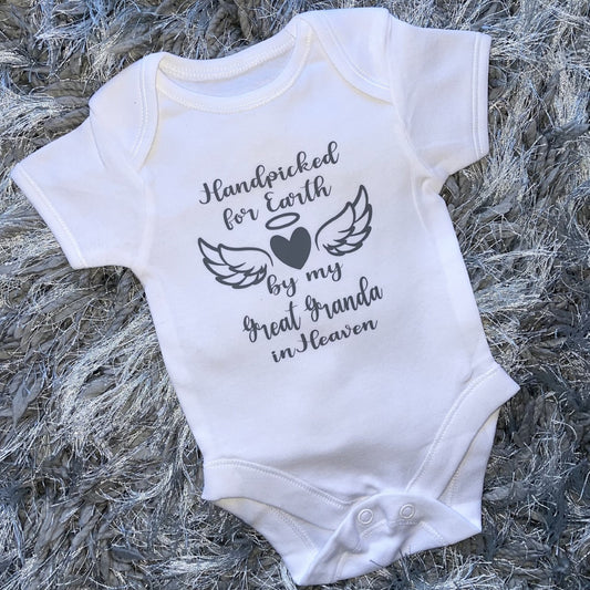 Personalised Angel Wings baby vest
