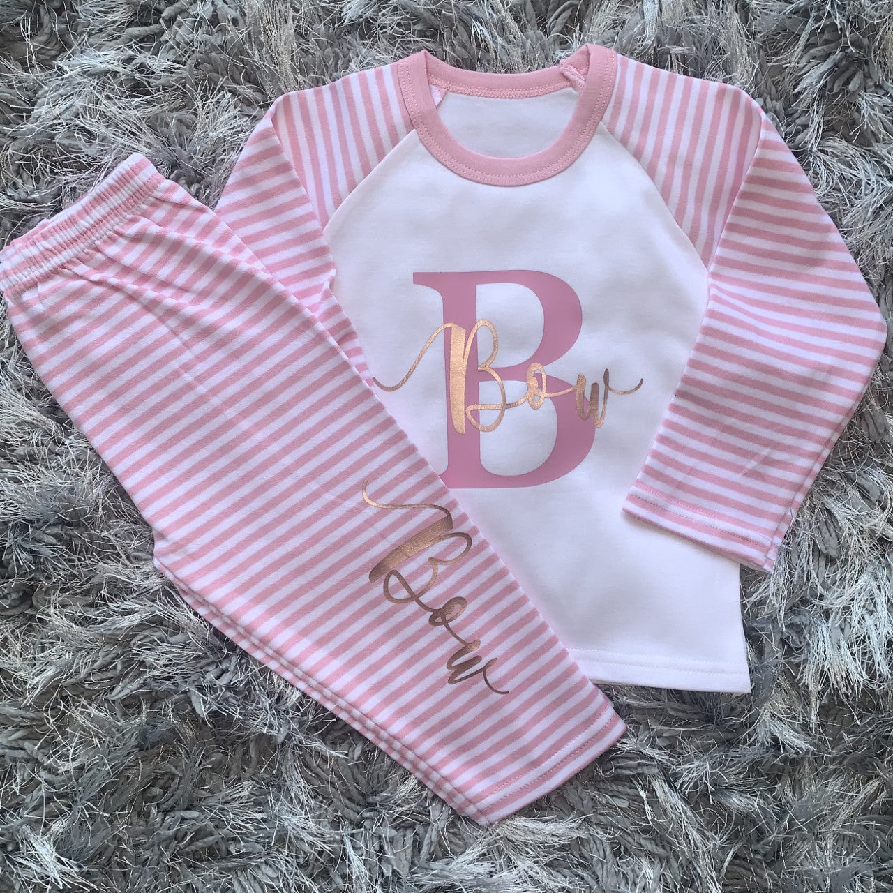 Personalised Name & Initial Pyjamas
