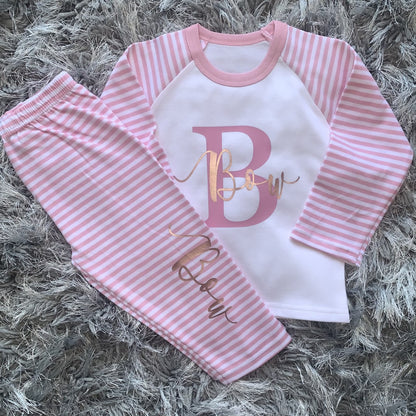 Personalised Name & Initial Pyjamas