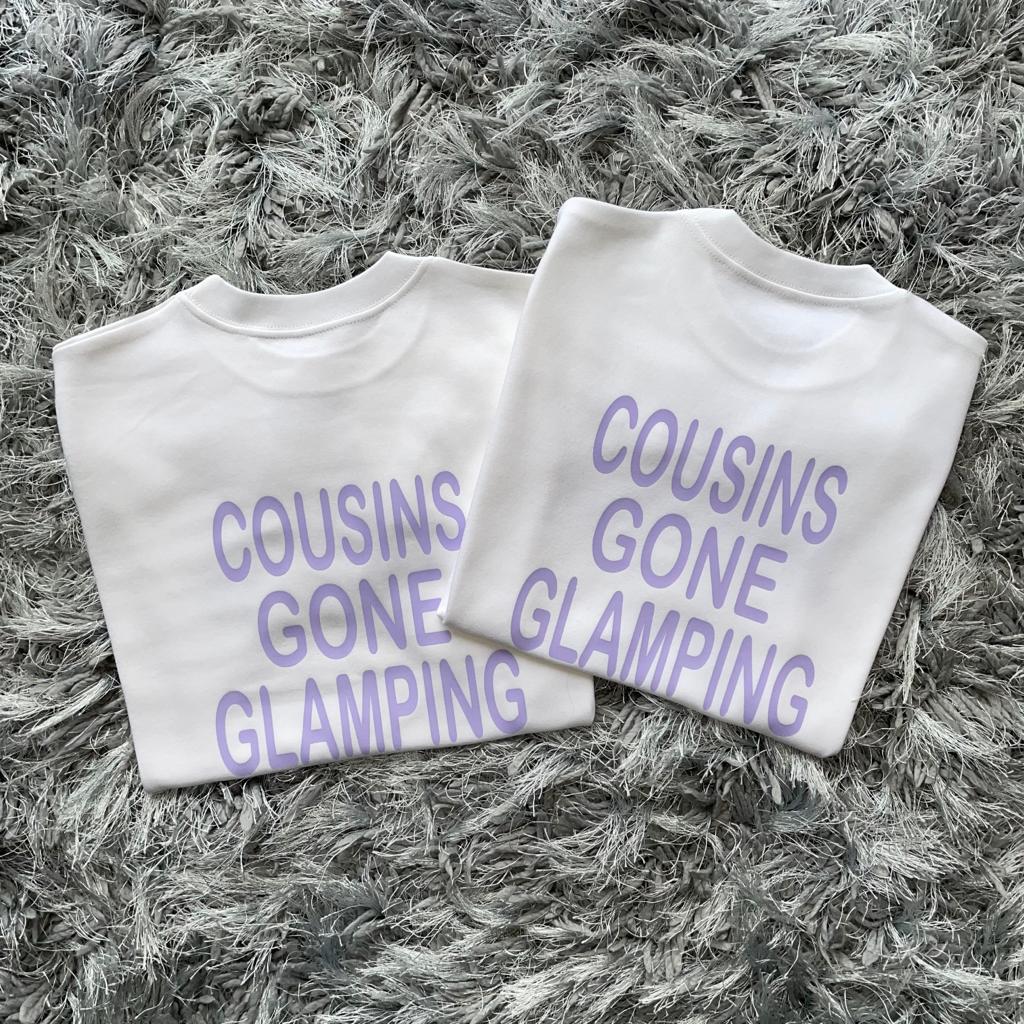 Personalised Glamping/Camping T-shirt