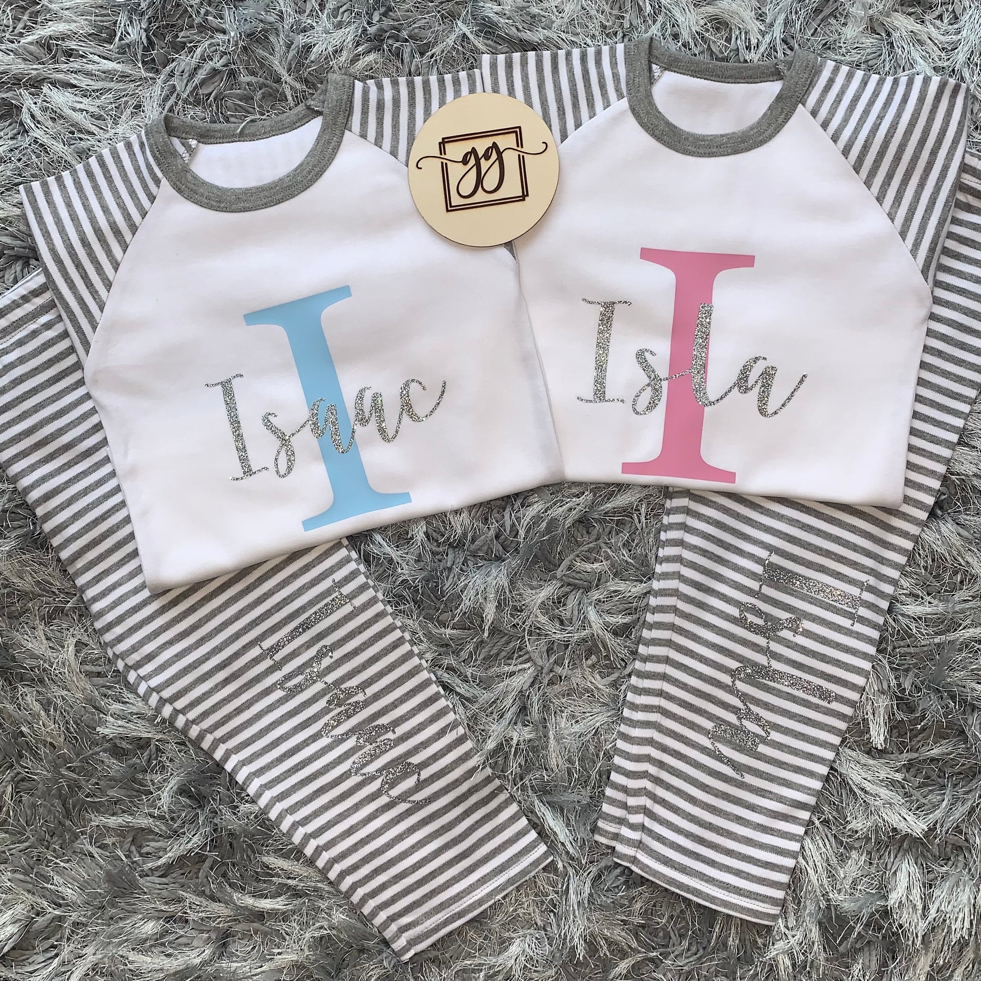 Personalised Name & Initial Pyjamas