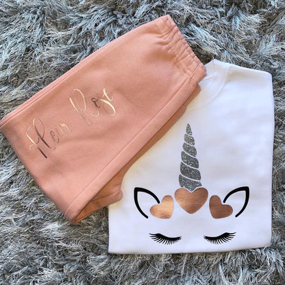 Personalised Unicorn Lounge set