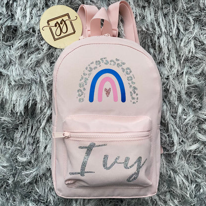 Personalised Rainbow Backpack