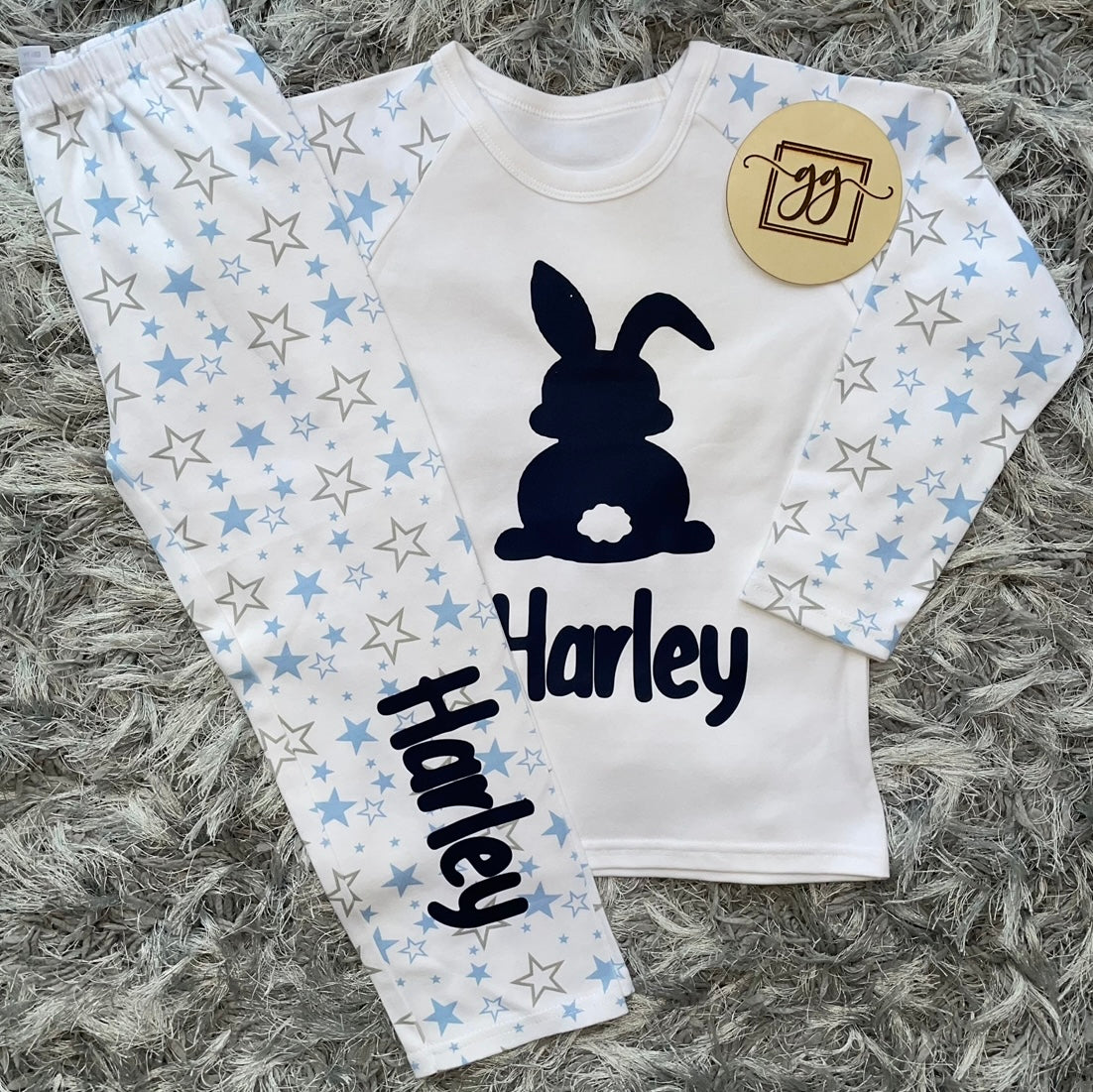 Personalised Easter Bunny Pyjamas