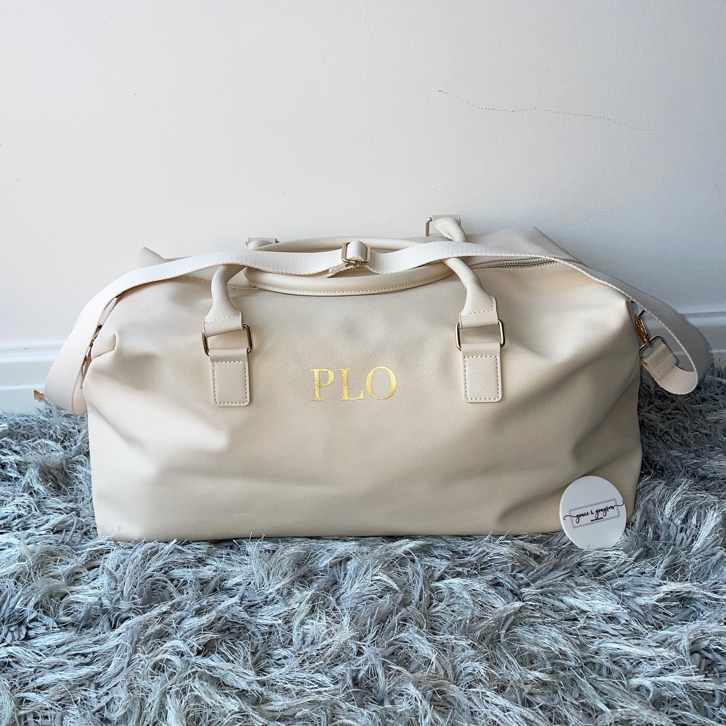 Personalised Initials Boutique Weekend Bag Grace Grayson