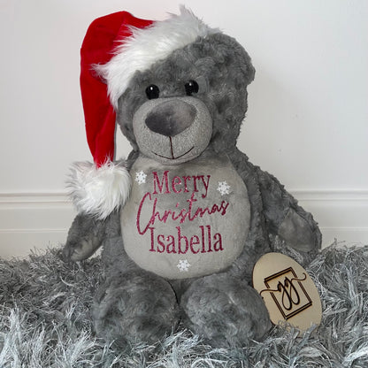 Personalised Create Your Own Christmas Teddy Bear
