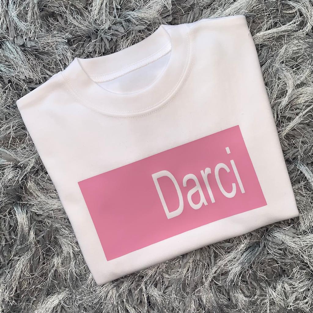 Personalised Name Bar T-Shirt