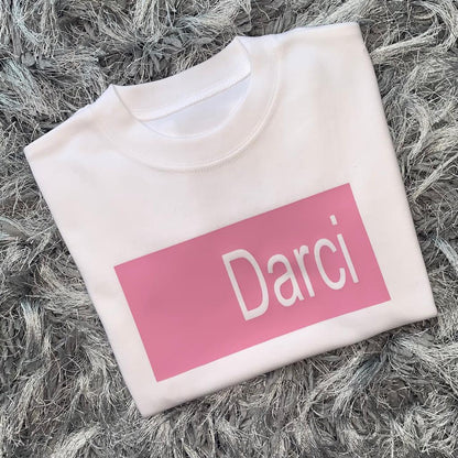 Personalised Name Bar T-Shirt