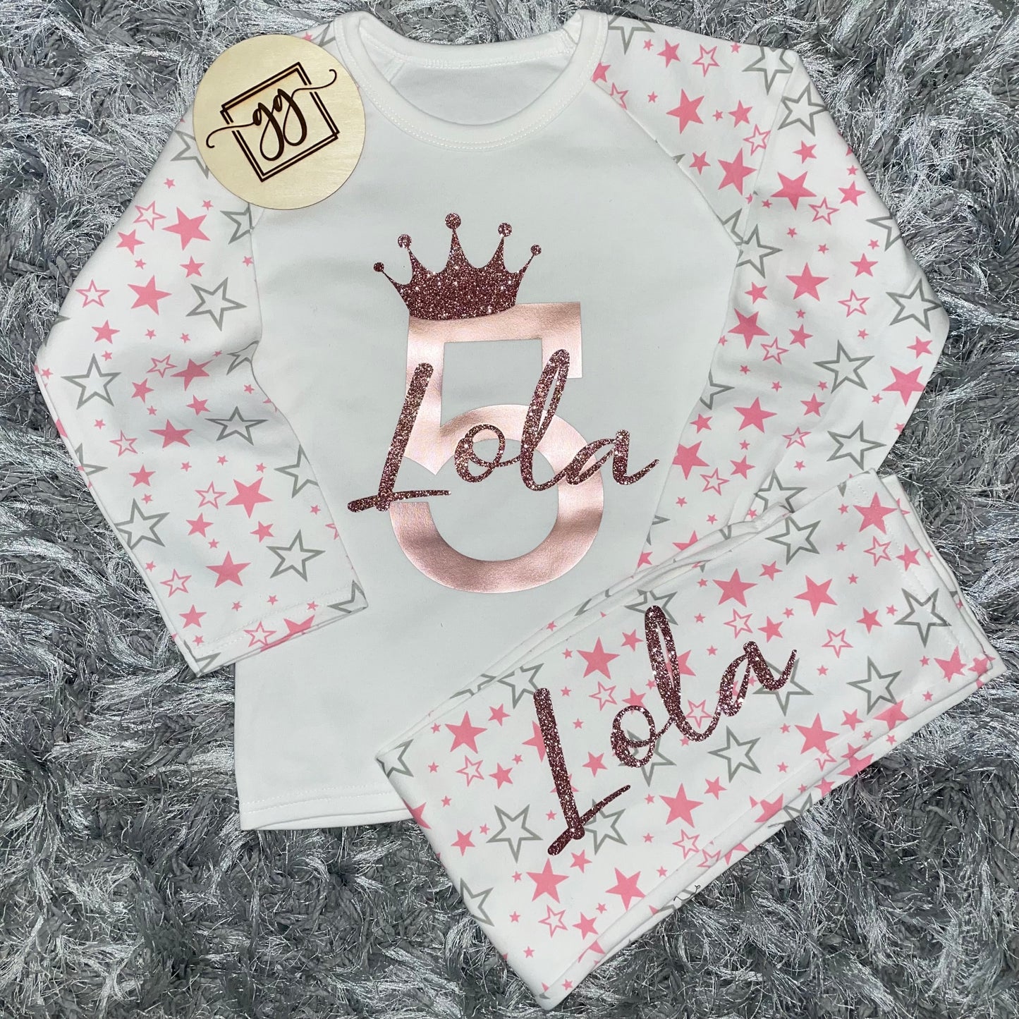 Personalised Birthday Number Pyjamas