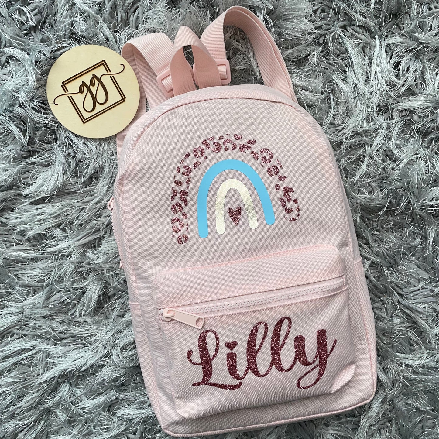 Personalised Rainbow Backpack