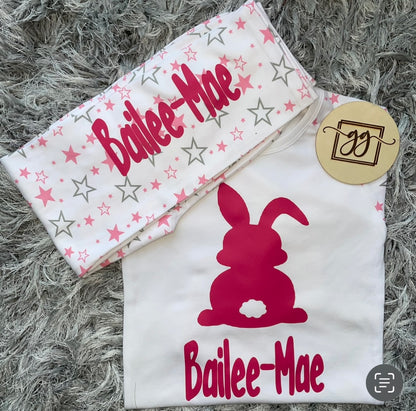 Personalised Easter Bunny Pyjamas
