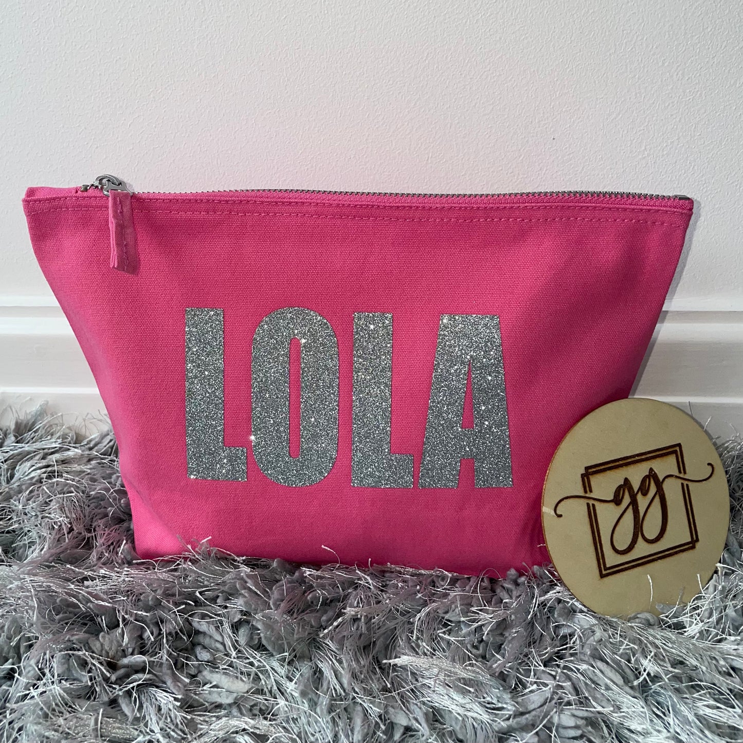 Personalised Large Accessory Pouch