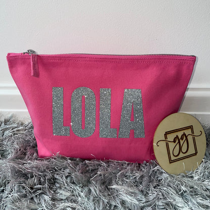 Personalised Large Accessory Pouch