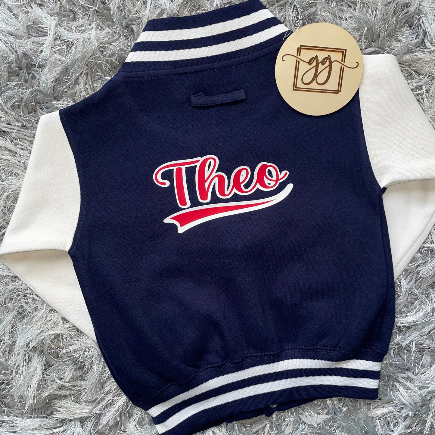 Personalised Swoosh Varsity Jacket