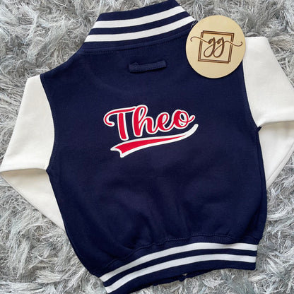 Personalised Swoosh Varsity Jacket
