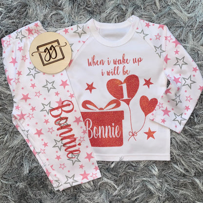 Personalised Birthday Balloon Pyjamas