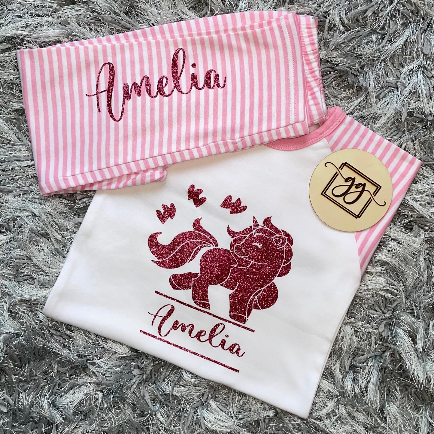 Personalised Unicorn Pyjamas