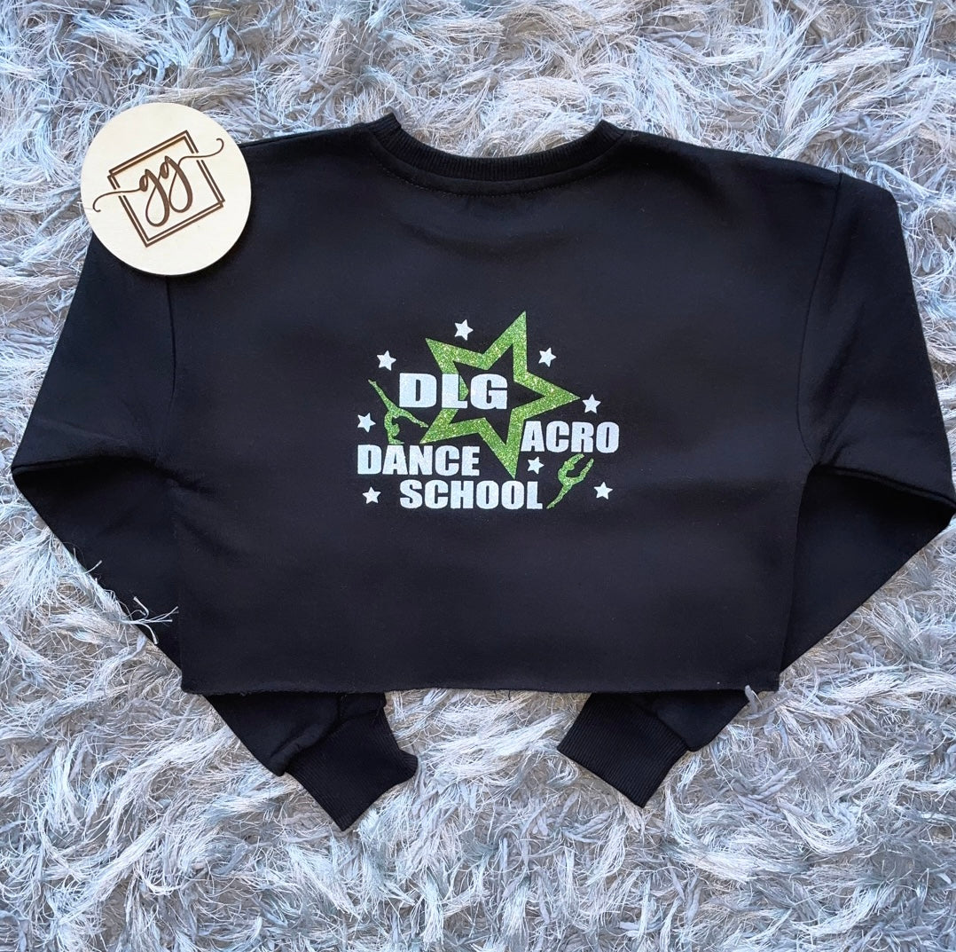 DLG Dance School Kids cropped Sweatshirt