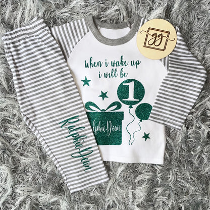 Personalised Birthday Balloon Pyjamas