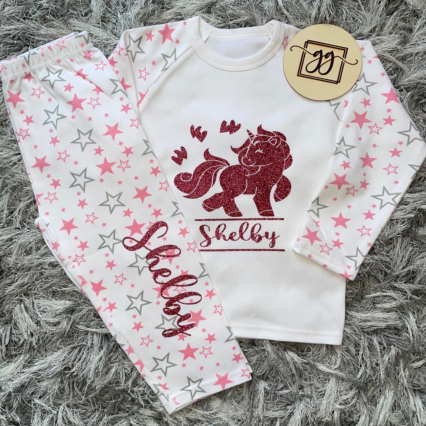 Personalised Unicorn Pyjamas