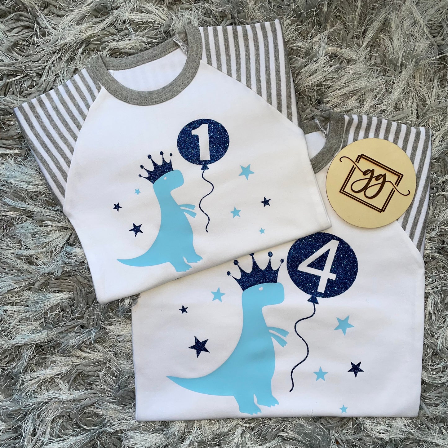 Personalised Birthday Dinosaur Pyjamas