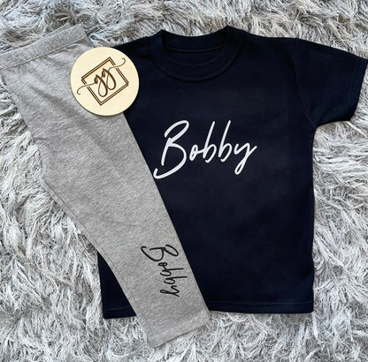 Personalised T-Shirt & Leggings Set