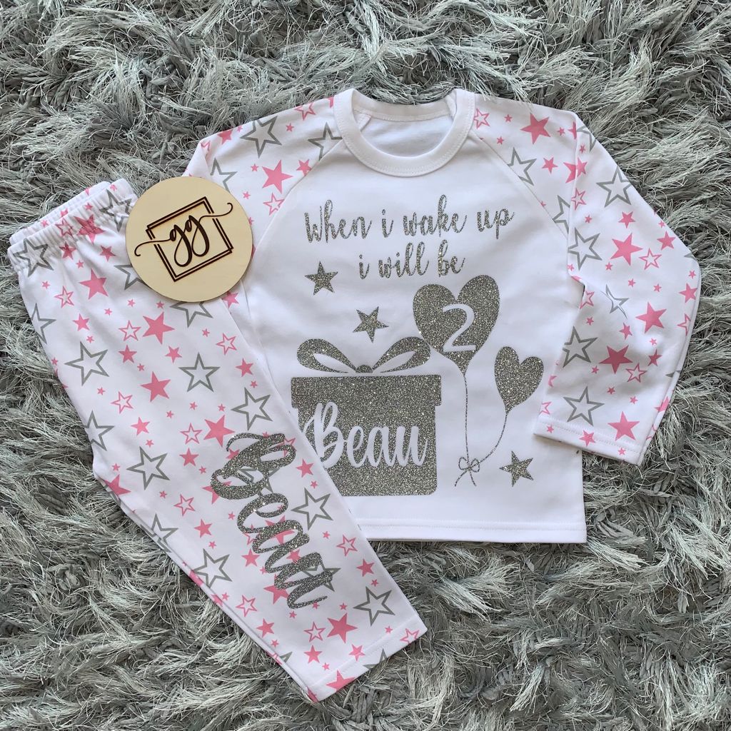 Personalised Birthday Balloon Pyjamas