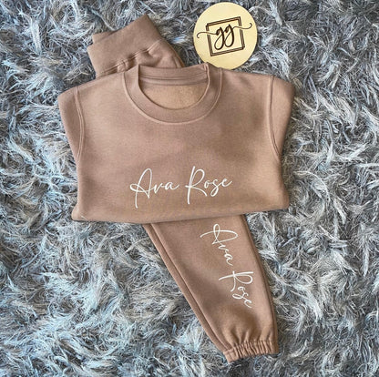 Personalised Warm Taupe Tracksuit