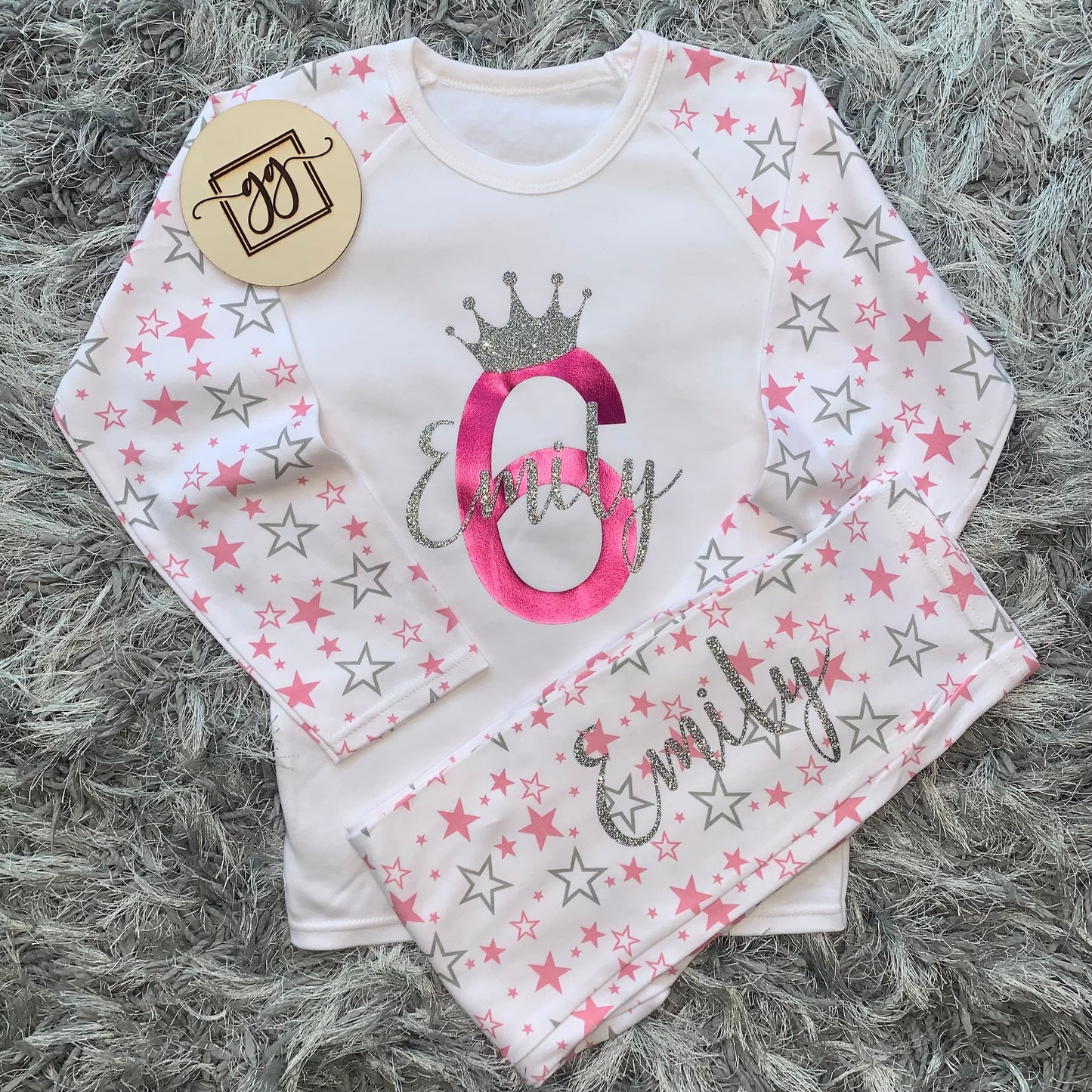 Personalised Birthday Number Pyjamas