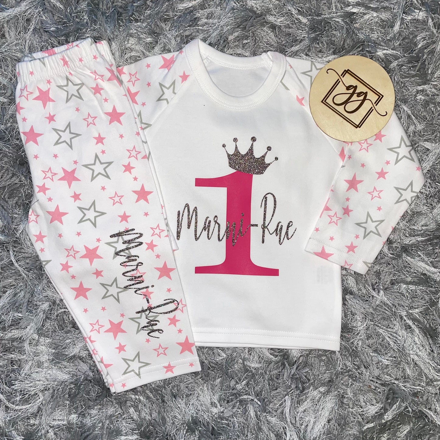 Personalised Birthday Number Pyjamas