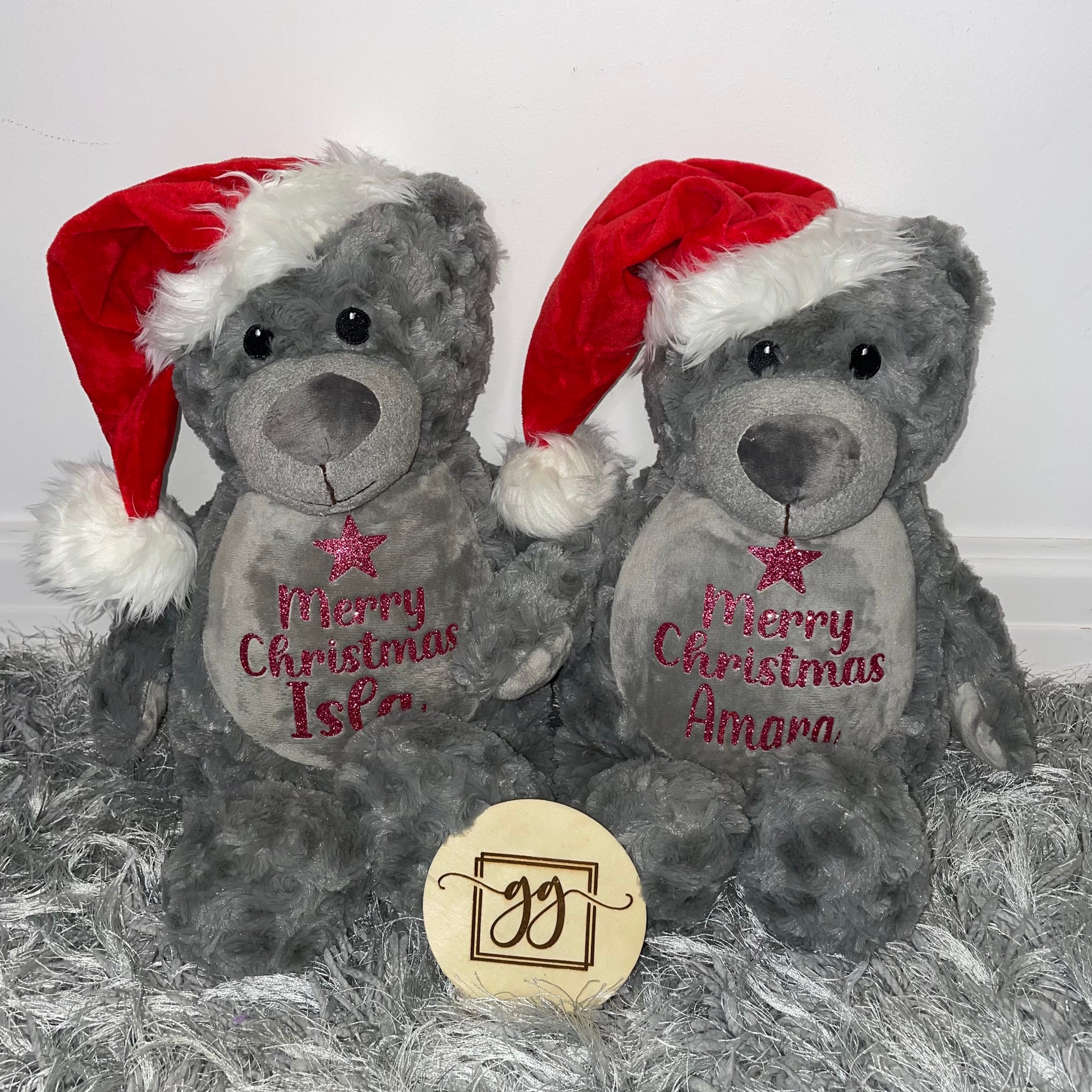 Create Your Own Personalised Christmas Teddy Bear Grace Grayson