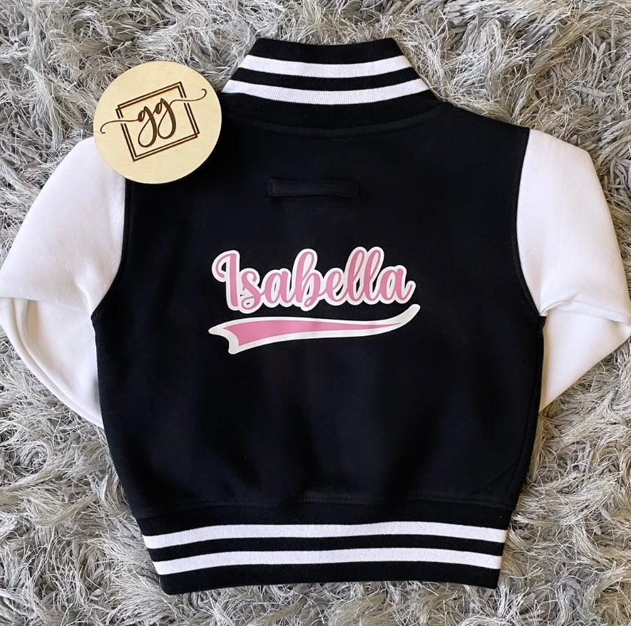 Personalised Swoosh Varsity Jacket