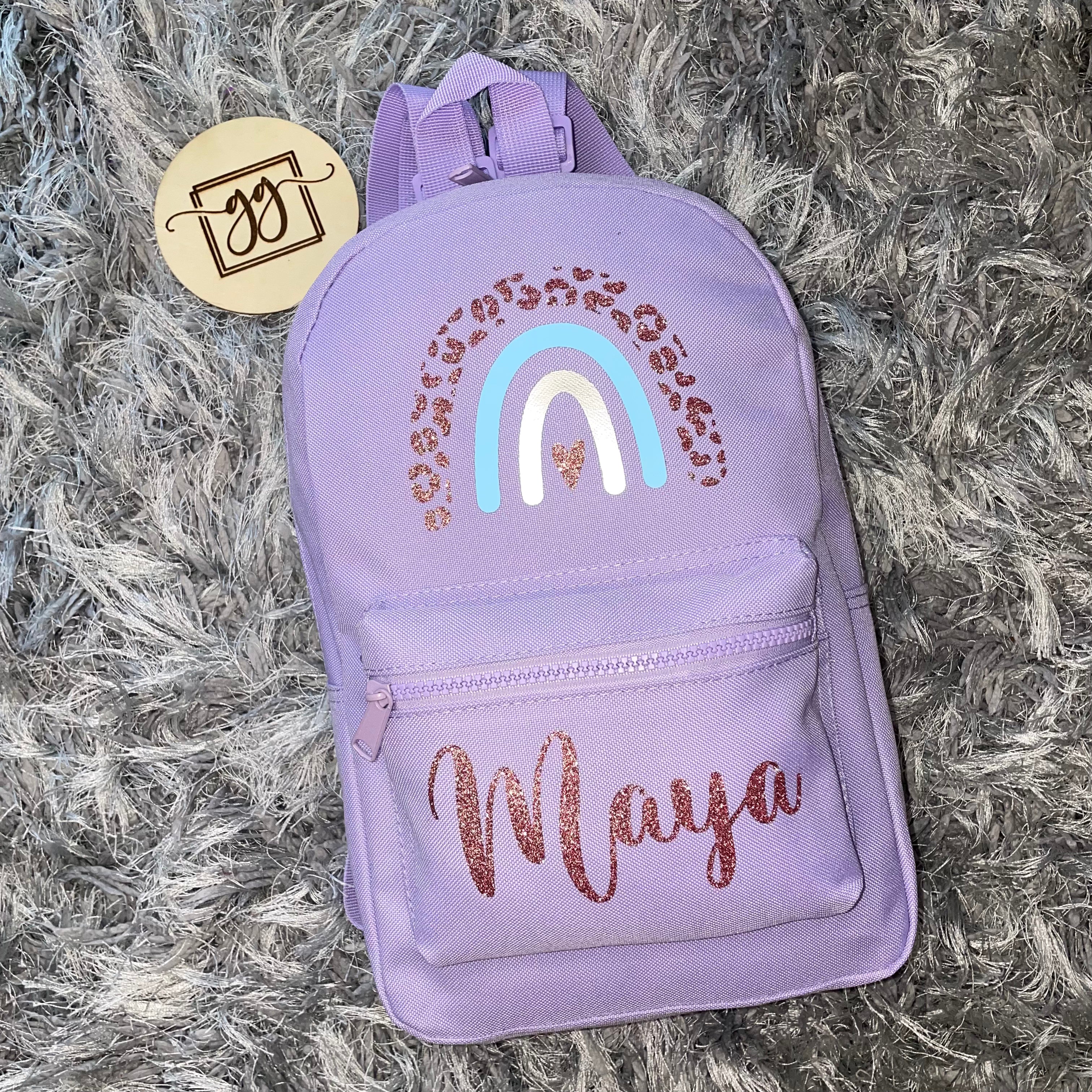 Personalised Rainbow Backpack