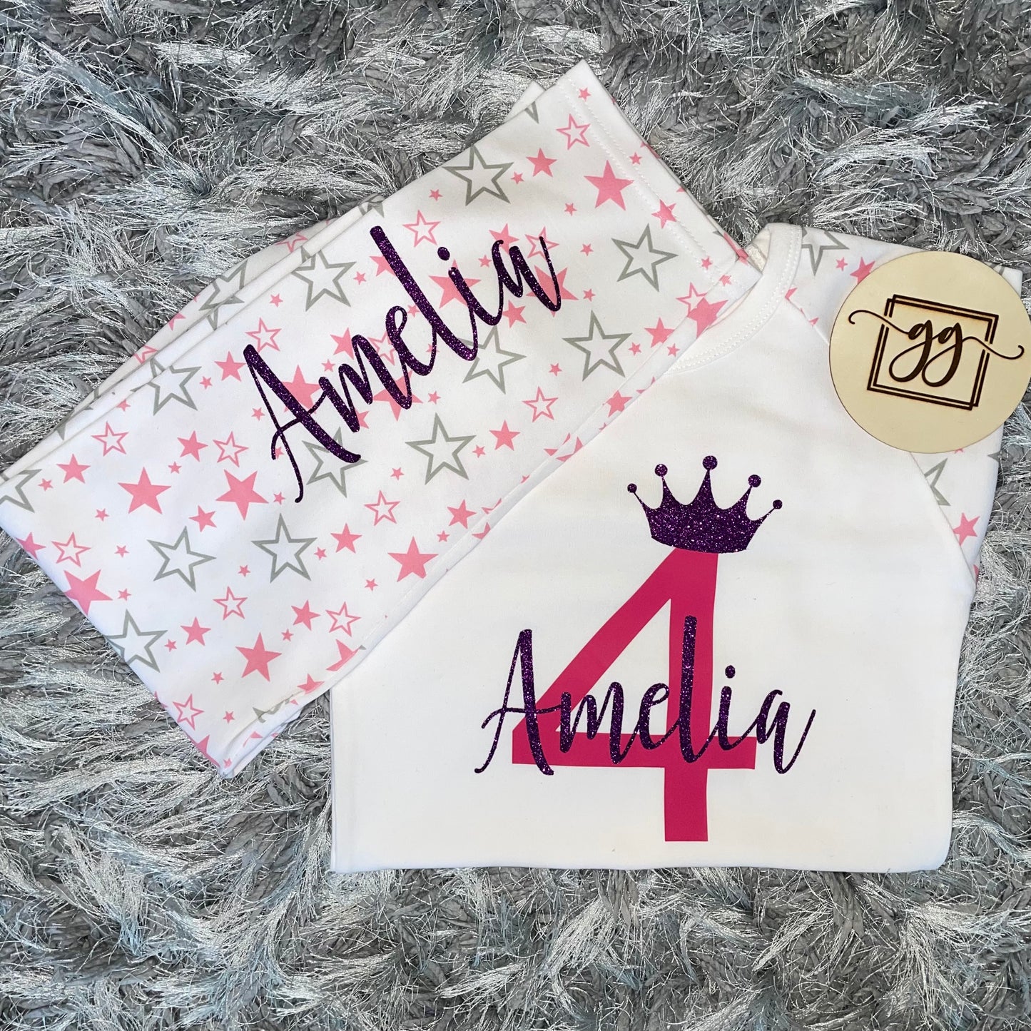 Personalised Birthday Number Pyjamas