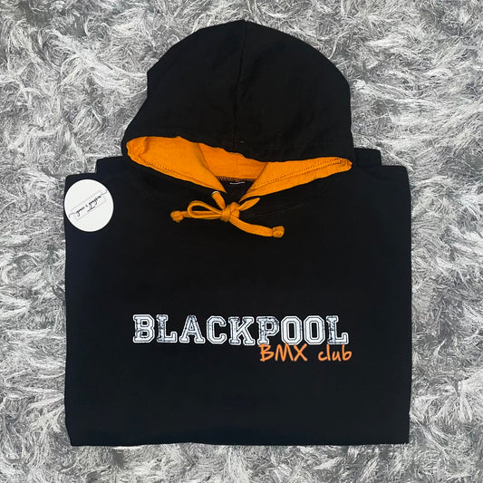 Adults Black & Orange Blackpool BMX Hoodie