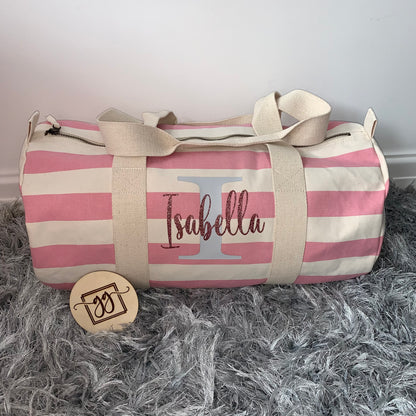 Name & Initial Barrel Bag