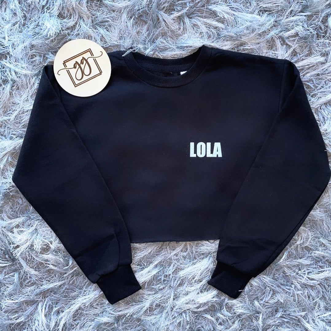 DLG Dance School Kids cropped Sweatshirt