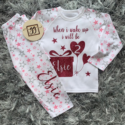 Personalised Birthday Balloon Pyjamas