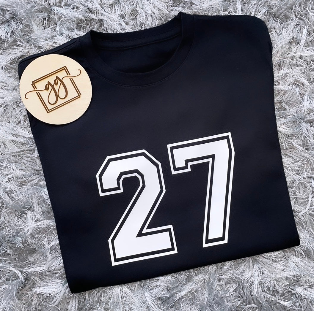 Personalised Number T-Shirt