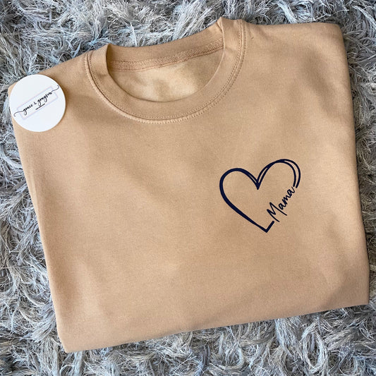 Mama & Mini Heart Sweatshirt