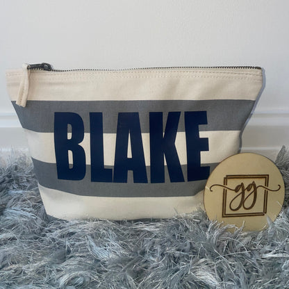 Personalised Large Accessory Pouch