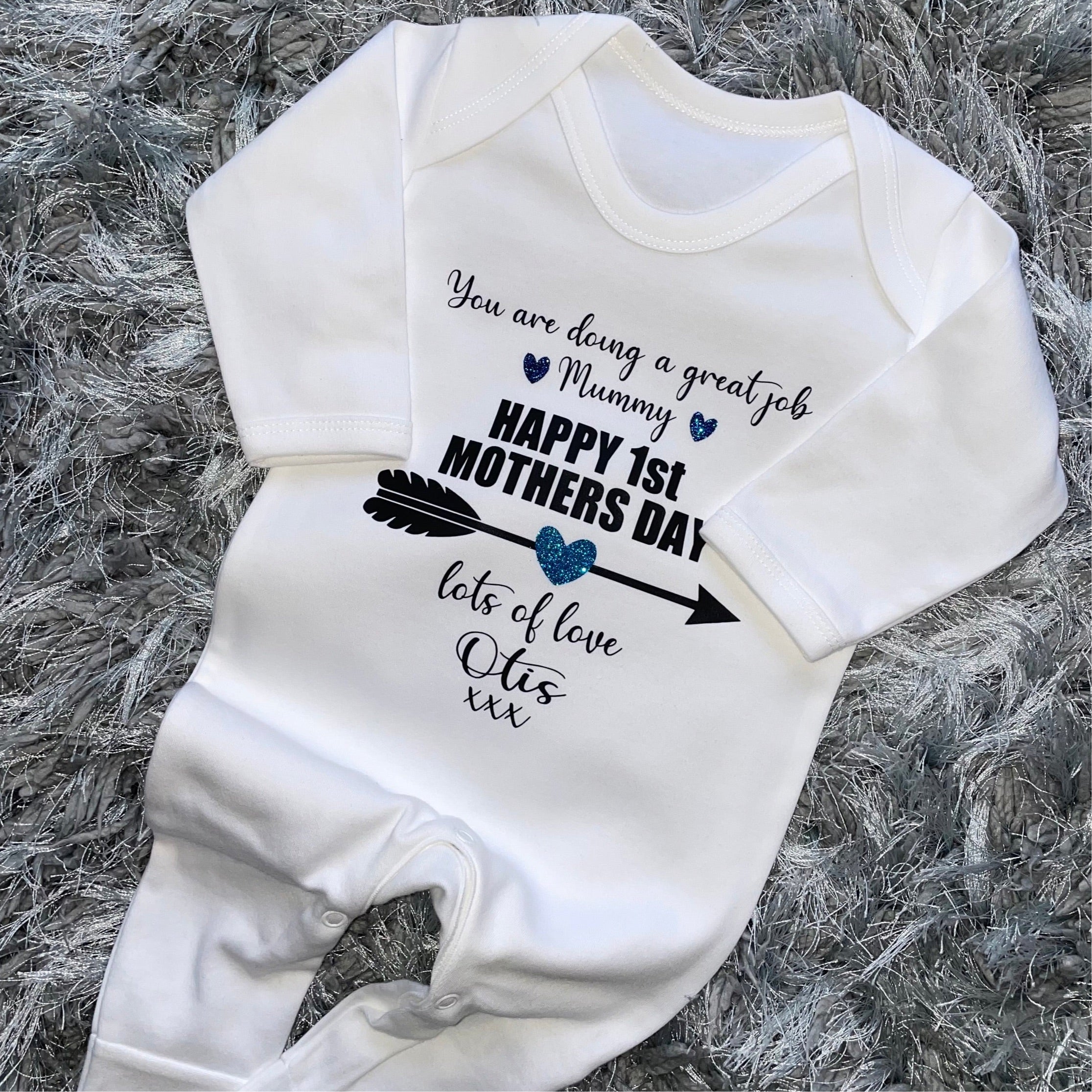 Personalised Mother's Day Great Job Baby Grow