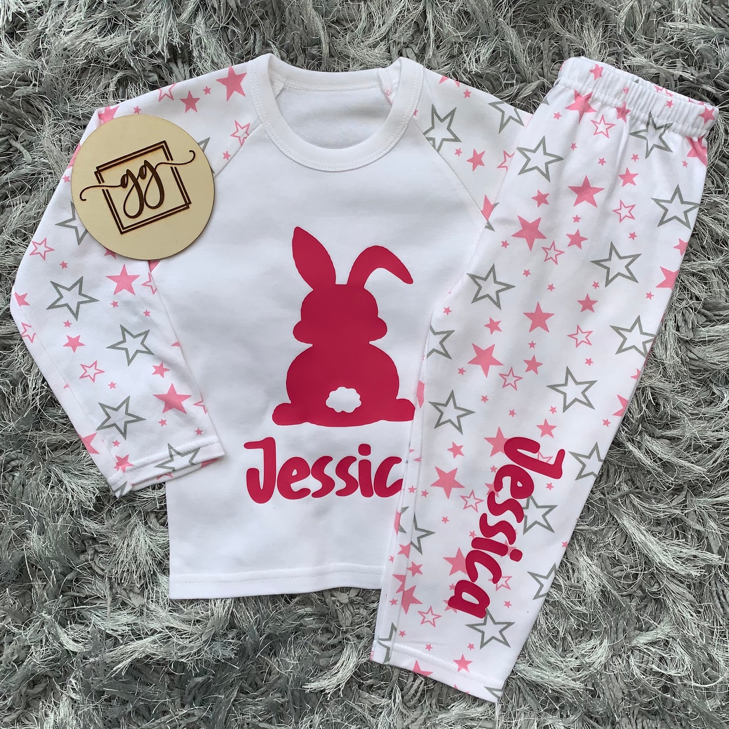 Personalised Easter Bunny Pyjamas