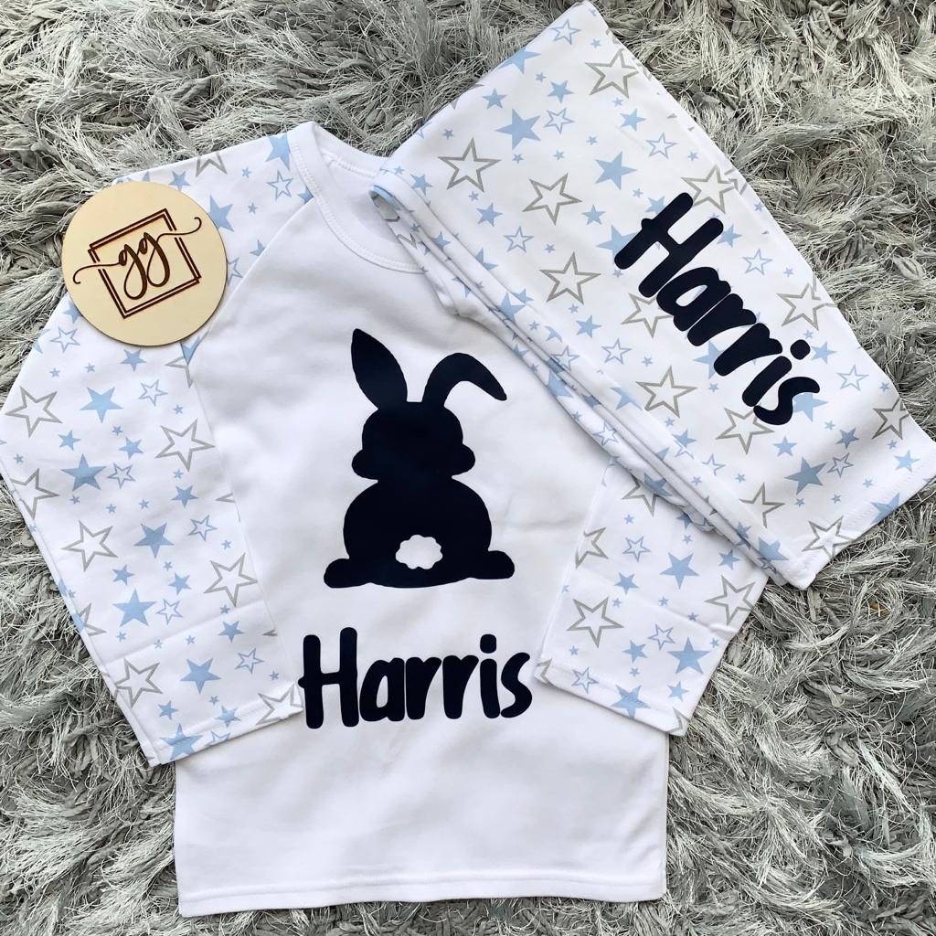 Personalised Easter Bunny Pyjamas