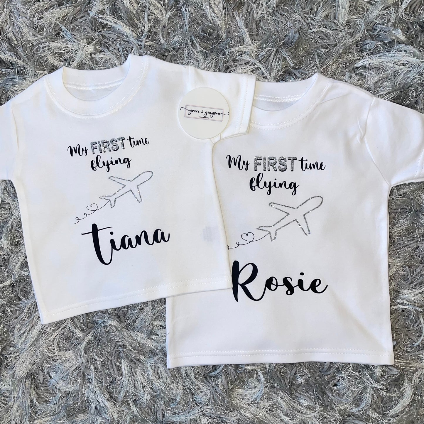 Personalised My First Time Flying T-Shirt