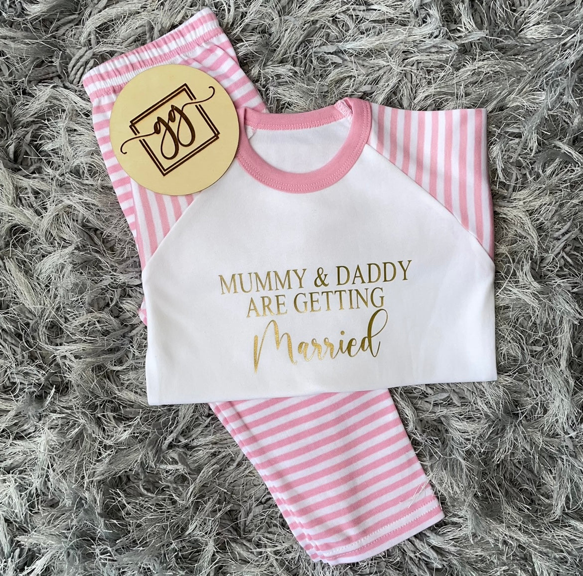 Personalised Flower Girl Pyjamas