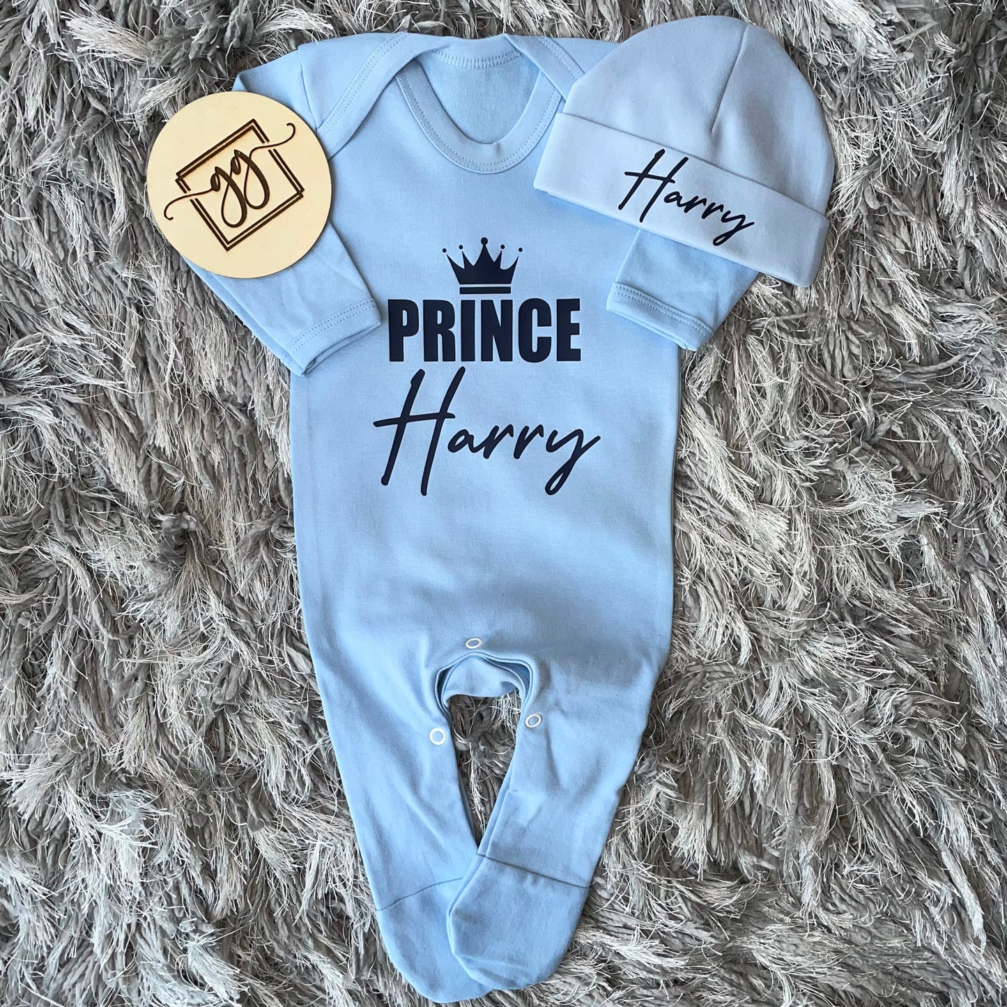 Prince Baby Grow Set